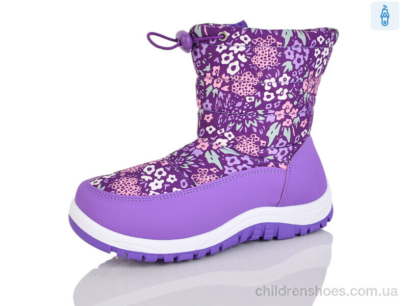 Дутики No brand 528-3 фіолетовий