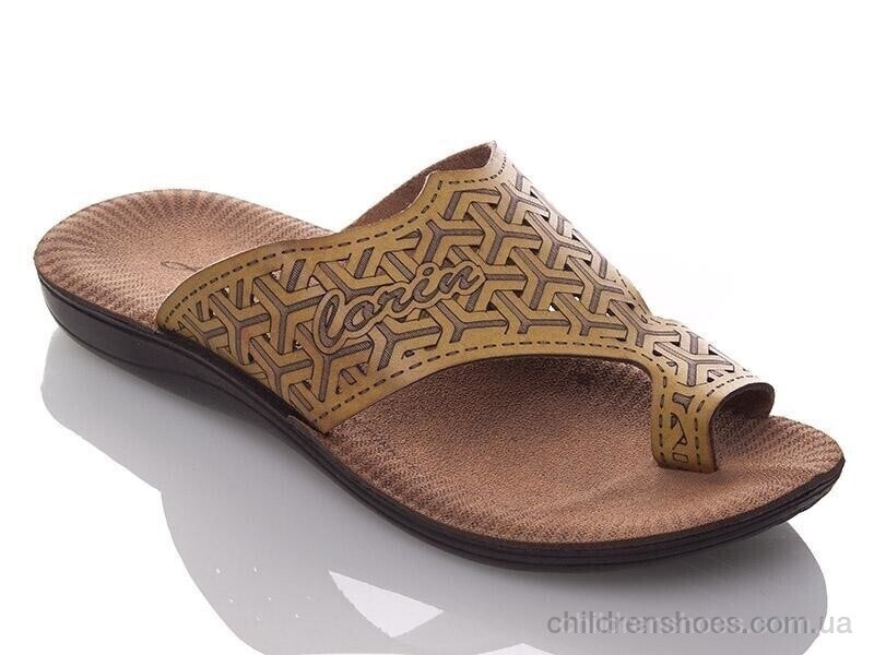 Шлепки Demur M2701 camel