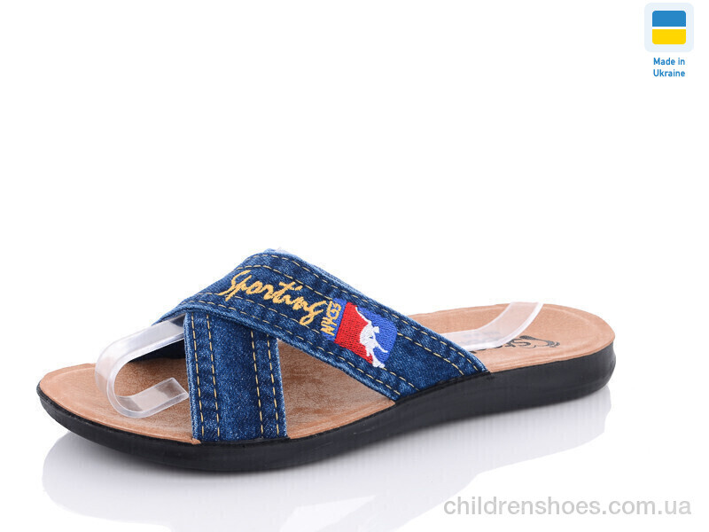 Шлепки Demur MD2136 синій