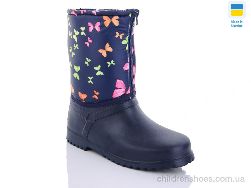 Сапоги из пены No brand 071 чор/син.метелик