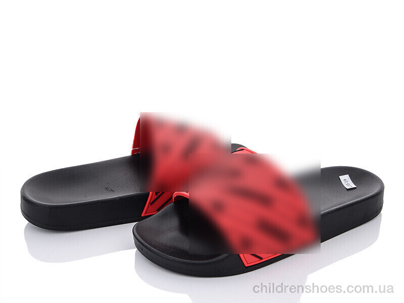 Шлепки женские Violeta only one Q115-L33-19 black-red
