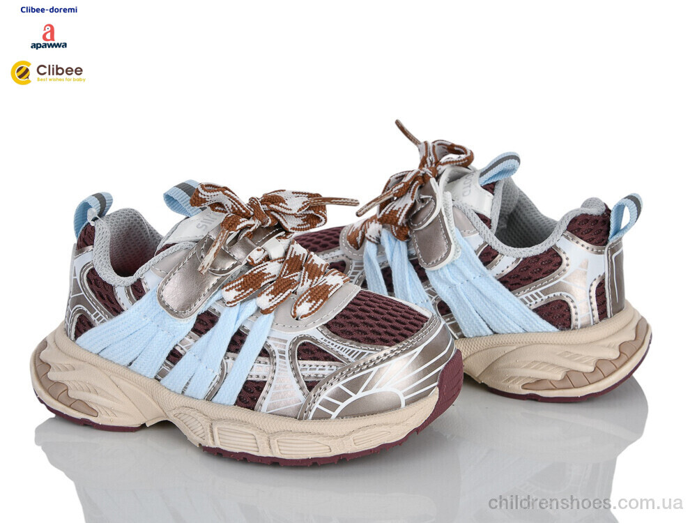 Кроссовки A889 brown Clibee-Doremi / p. 22-26 / 5пар