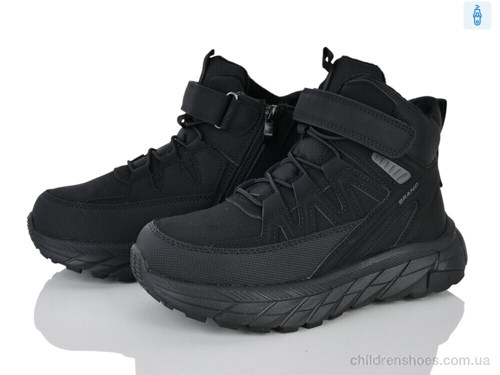 Ботинки GC90-1 black Clibee-ShoSho / p. 33-38 / 6пар