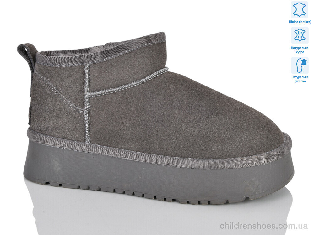 Угги M6119-9 grey DINO ALBAT / p. 36-40 / 8пар