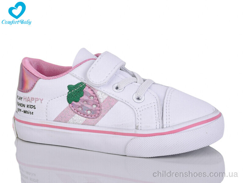 Кеды 8023А білий Comfort-baby / p. 25-30 / 8пар