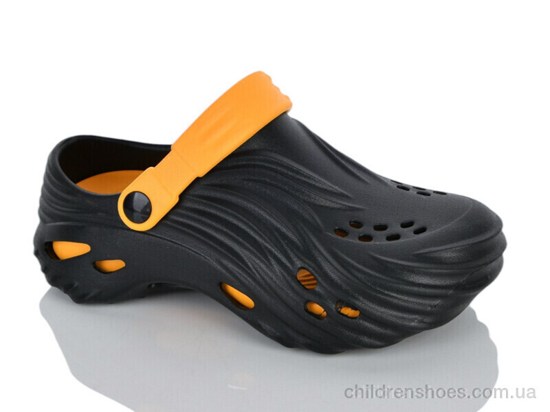 Кроксы Wonex B101 black-yellow