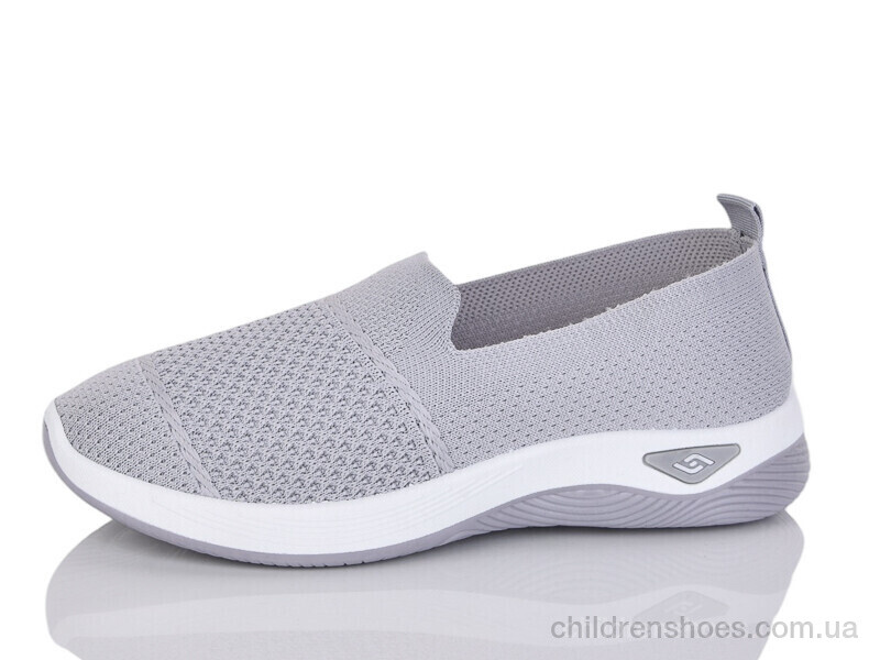 Слипоны No brand GSK12 grey