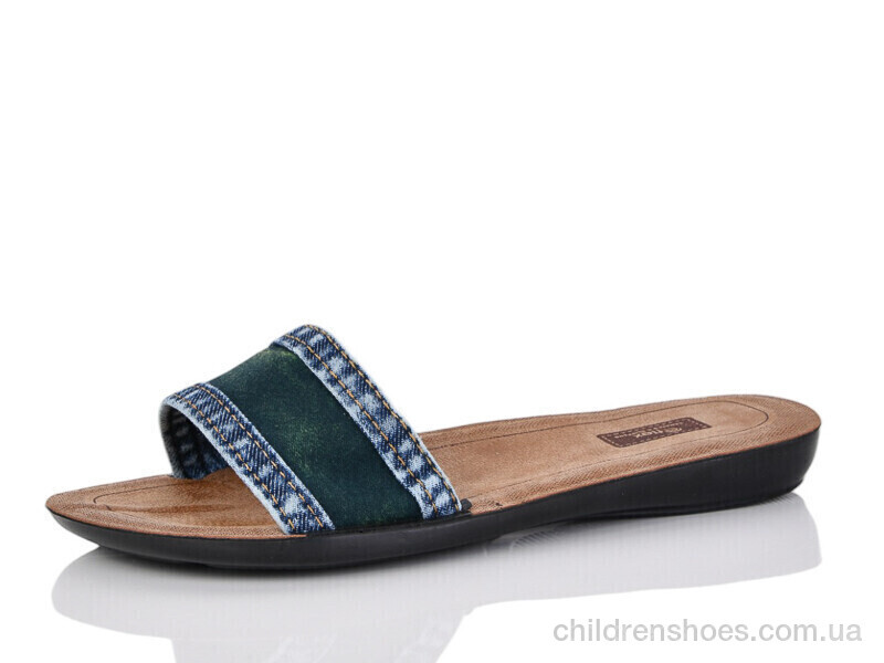 Шлепки женские Flex 0004-1 зелений