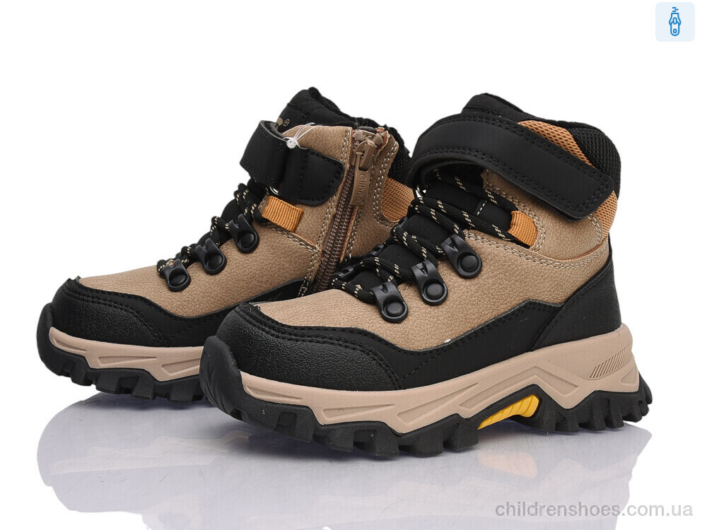 Ботинки HB759-3 khaki-black Clibee-ShoSho / p. 26-31 / 6пар