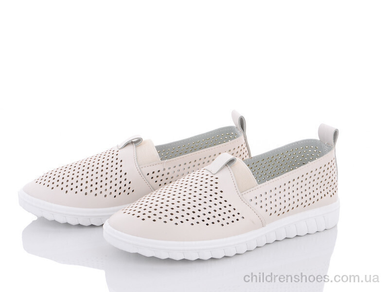 Слипоны Violeta only one 9-761 beige
