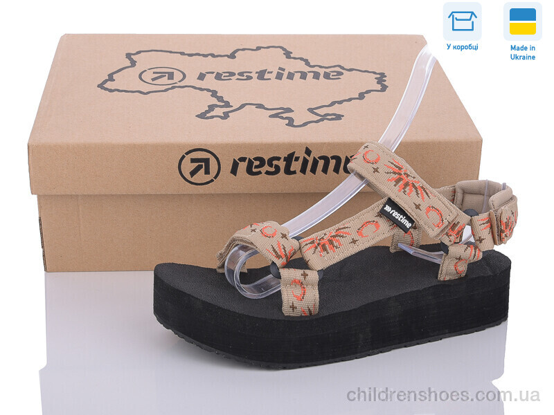 Босоножки Restime KWL24036 beige-sun