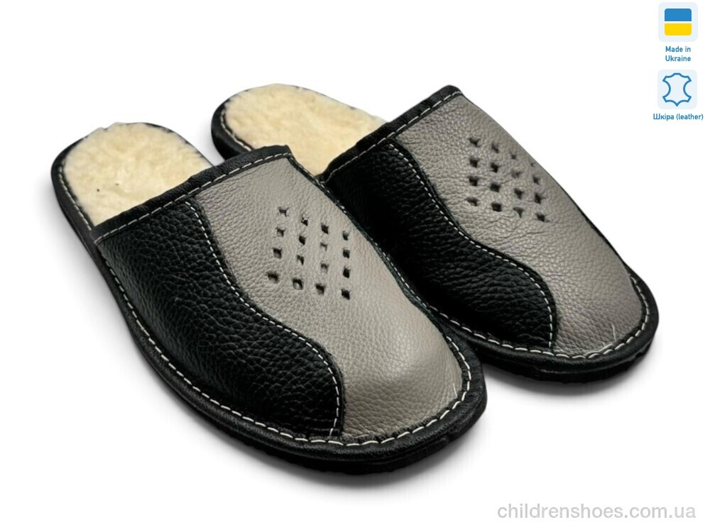 Тапки Тапмал 003 чорний Rai shoes / p. 41-45 / 6пар