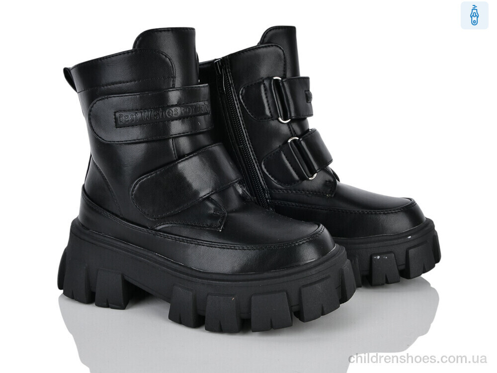 Ботинки HC565 black Clibee-ShoSho / p. 32-37 / 6пар
