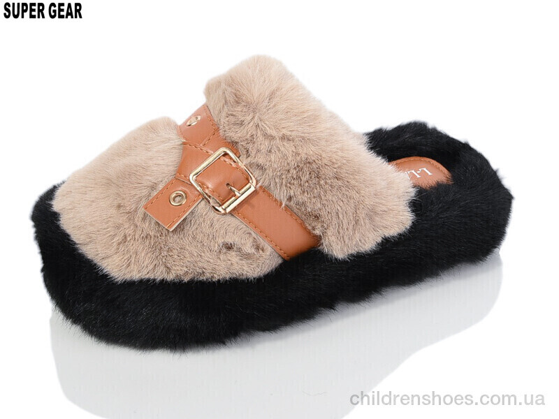 Тапки No brand 323-24 camel