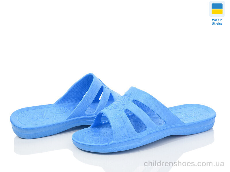 Шлепки женские Cross Cross SV007 троянда бірюза