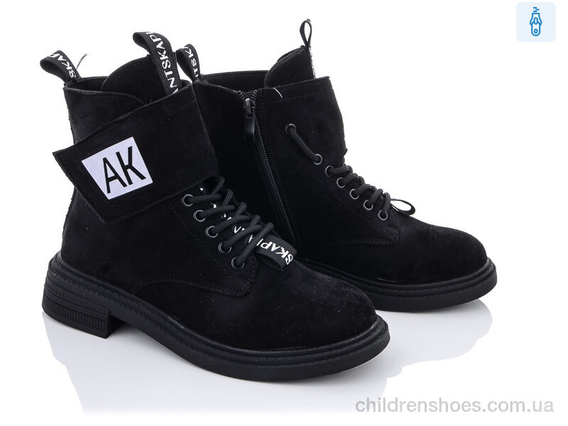 Ботинки 197-53 black Z Violeta / p. 36-41 / 8пар