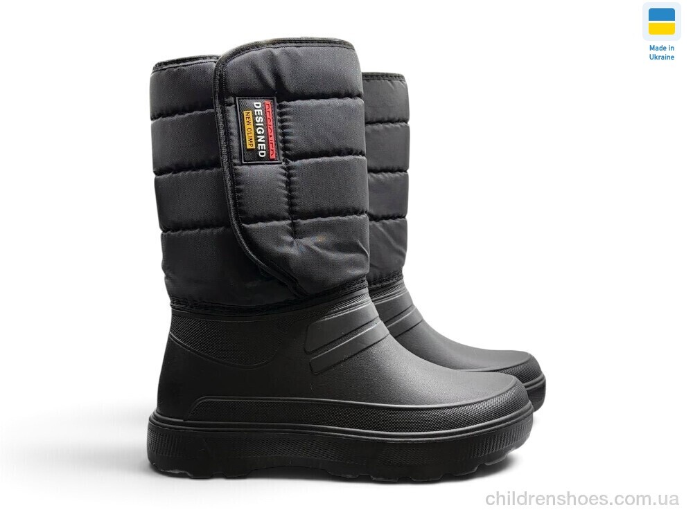 Сапоги из пены СМ4 чорний Rai shoes / p. 41-46 / 8пар