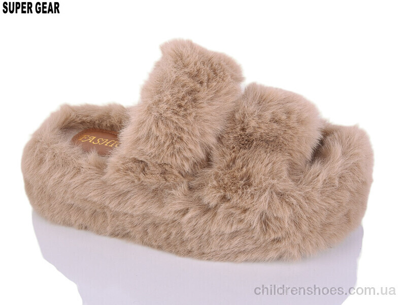 Тапки No brand PV08 camel