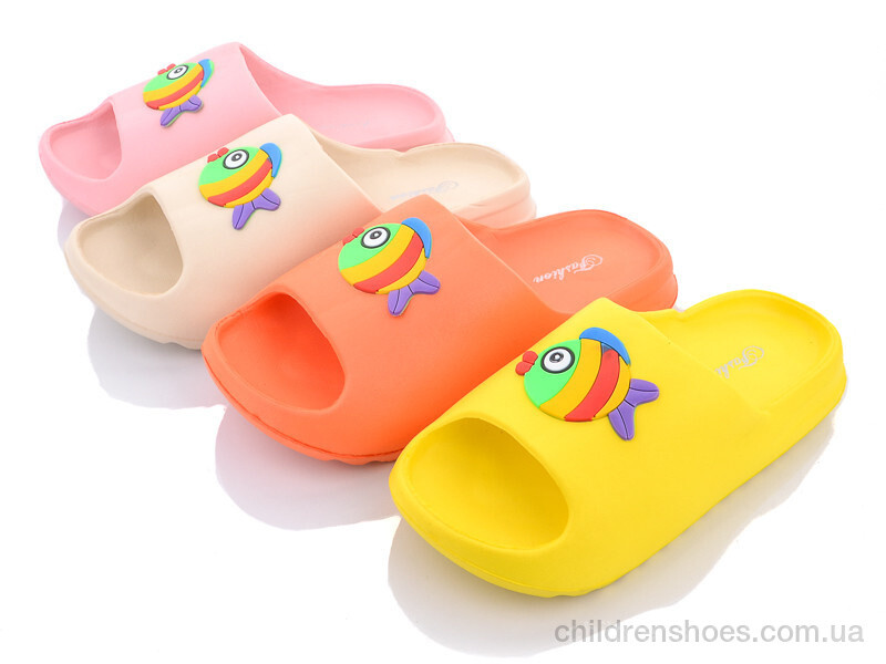 Шлепки женские No brand 9020-2B mix