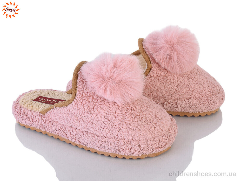Тапки 001-2 pink Jumay / p. 36-40 / 8пар