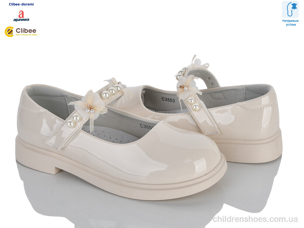 Туфли ABC3553-1 beige Clibee-Doremi / p. 30-35 / 8пар