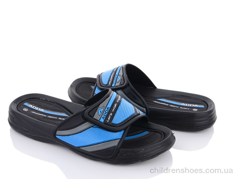 Шлепки ADDA 3RB3M blue-black