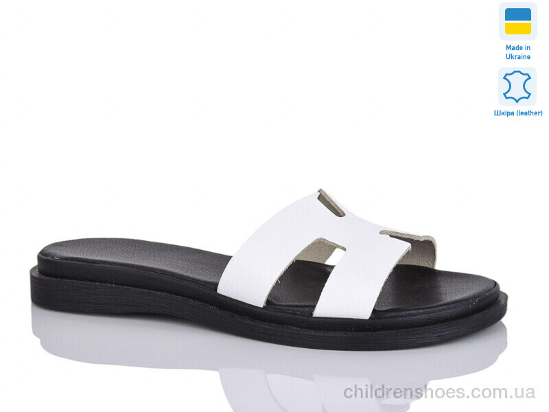 Шлепки женские No brand 501 білий к.