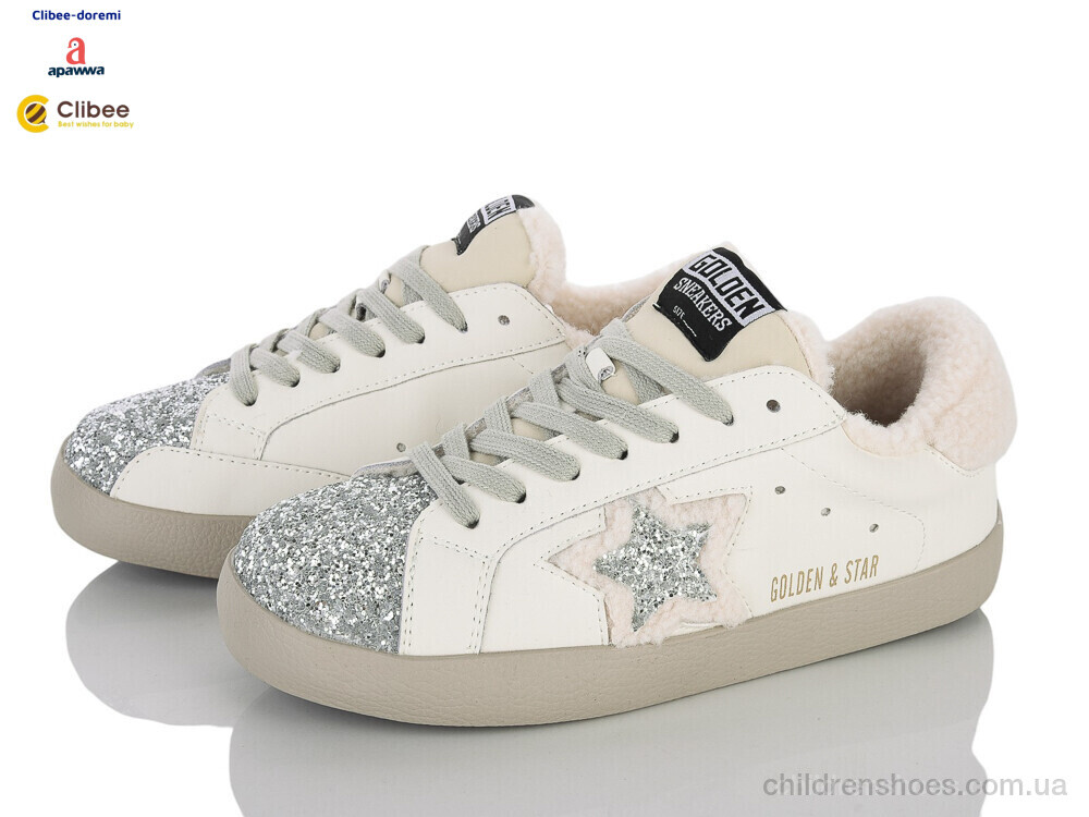 Кроссовки A1688 white-grey Clibee-Doremi / p. 35-40 / 6пар