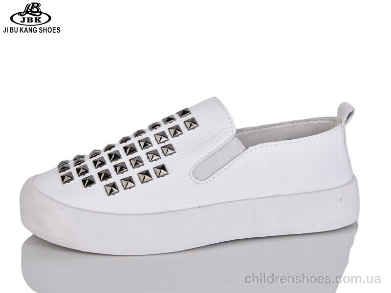 Слипоны No brand D728-2 white