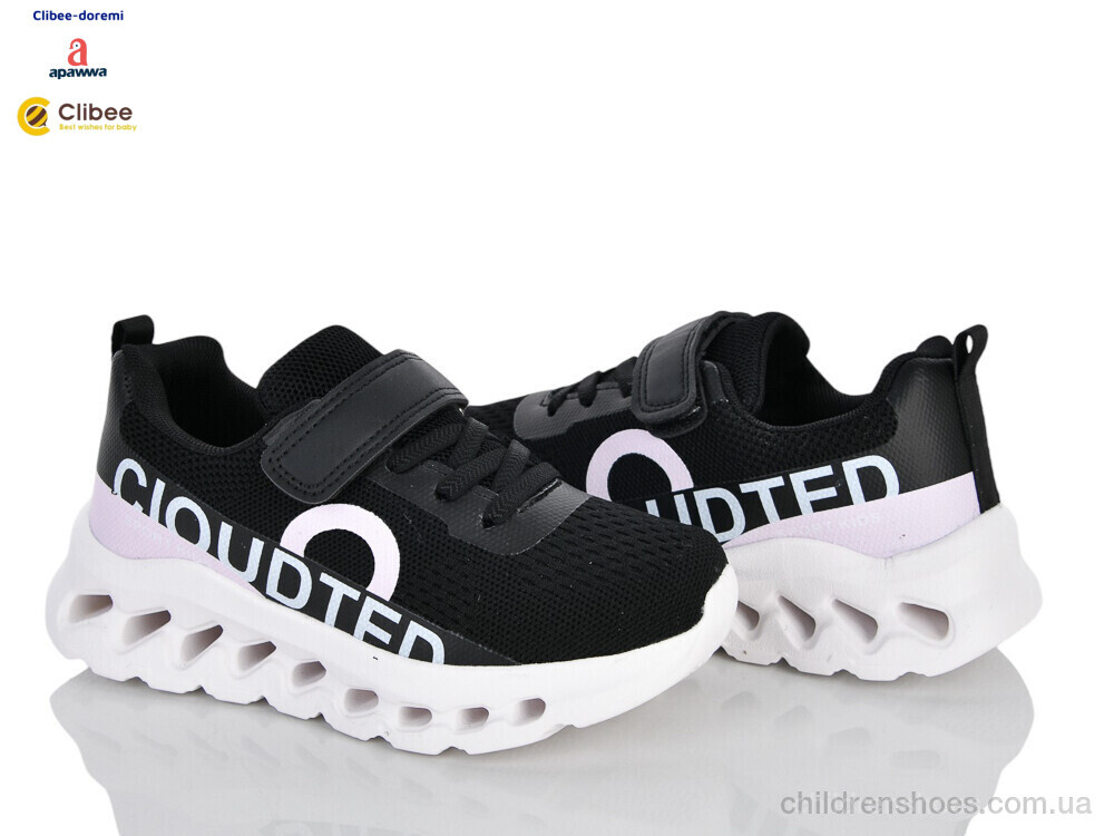 Кроссовки LC3301 black-pink Clibee-Doremi / p. 31-36 / 6пар