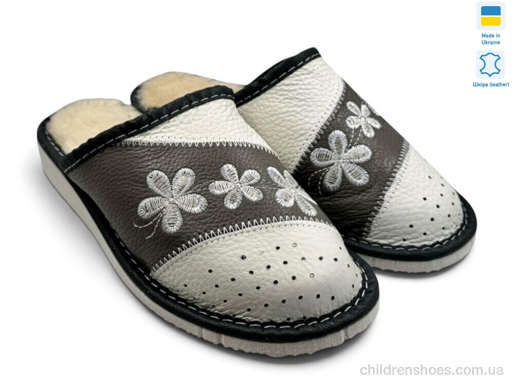 Тапки Тапмал 001 т.коричневий Rai shoes / p. 36-41 / 6пар