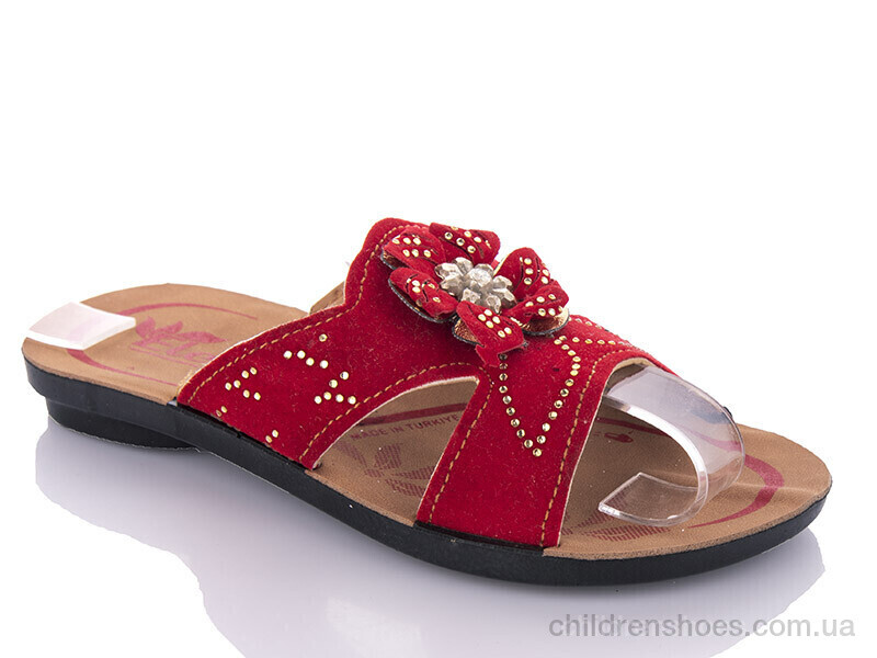 Шлепки K26-Elena 2 red (30-35) DeMur / p. 30-35 / 6пар