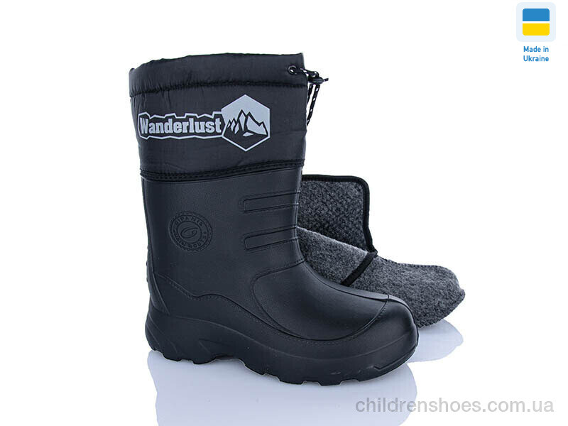 Сапоги из пены C22A чорний DeMur / p. 41-45 / 6пар