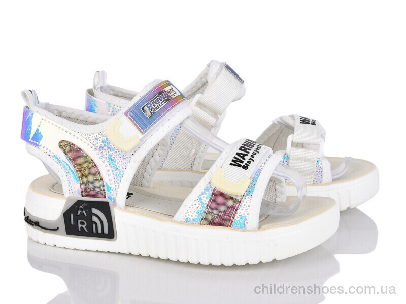 Босоножки ASHIGULI A2372 white-silver
