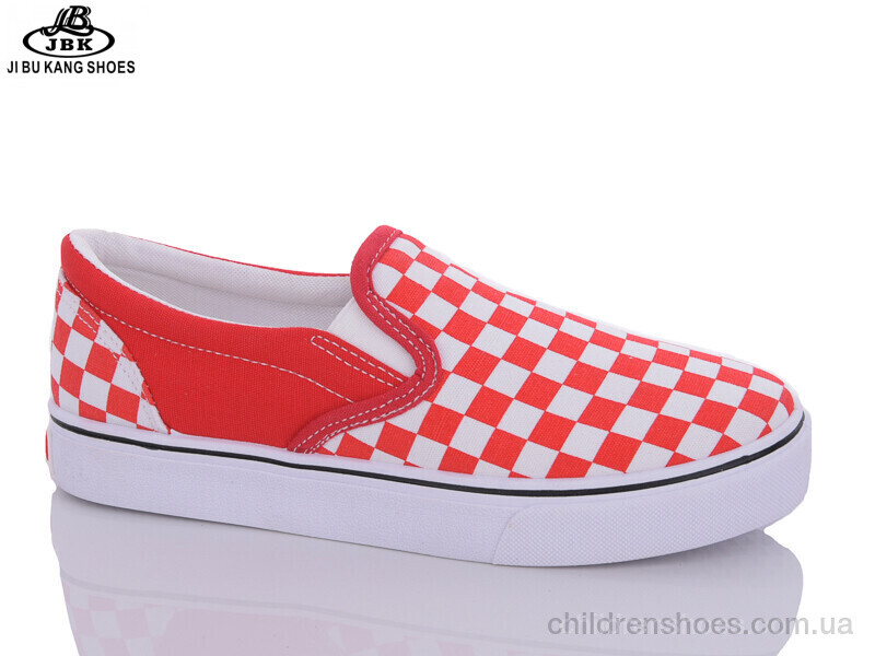 Слипоны No brand AF02 red