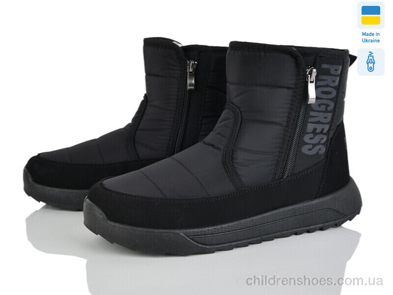 Дутики Progress 3815 чорний