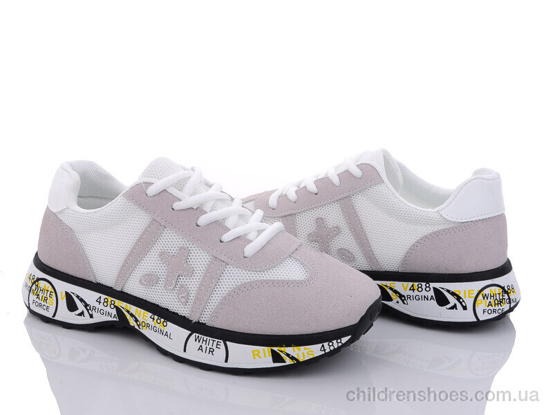 Кроссовки Violeta only one 149-14 white-grey
