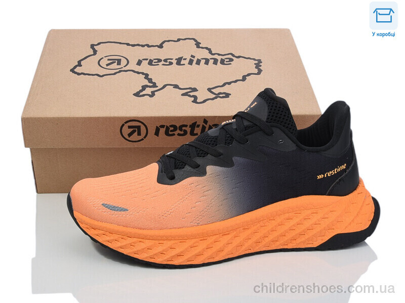 Кроссовки Restime CML25516 orange-black