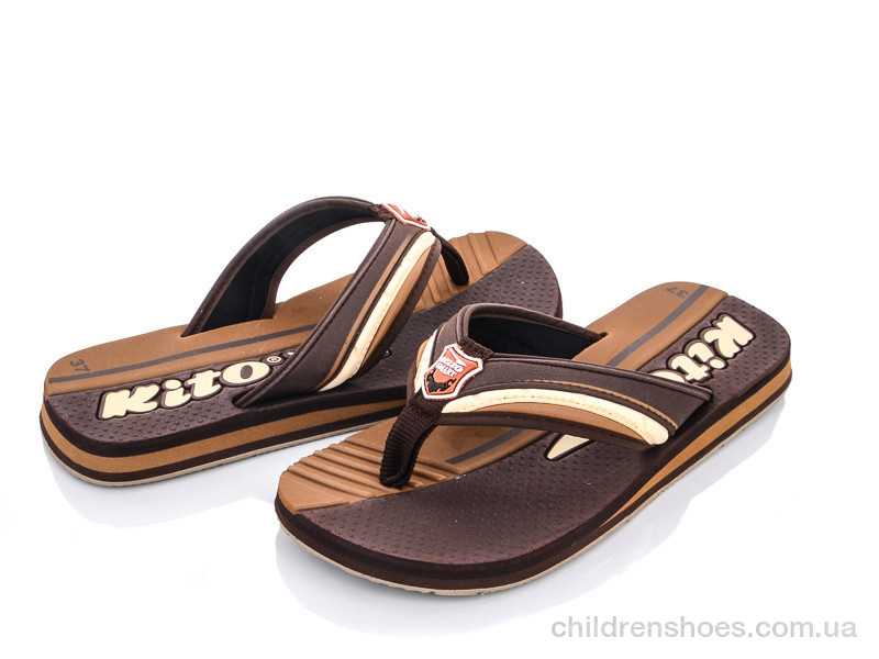 Шлепки детские Kito ETGW9275 d.brown