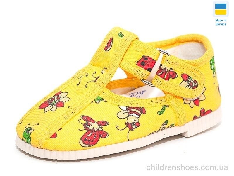 Тапки Slippers 1009 желтый девочка