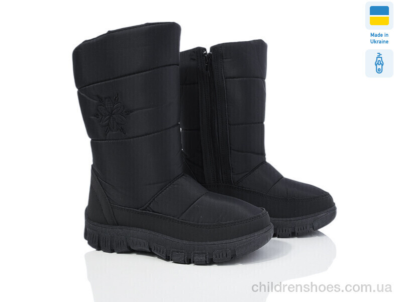 Дутики No brand 303 ЧП чорний