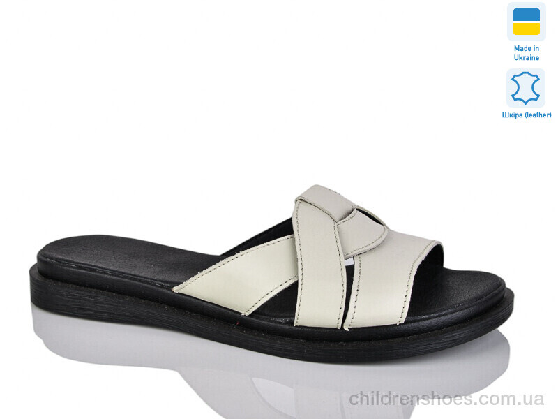 Шлепки женские No brand 302 беж к.