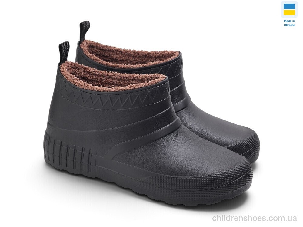 Галоши D40 A чорний Rai shoes / p. 37-41 / 6пар