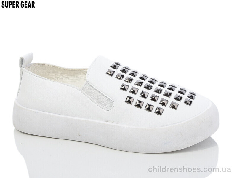 Слипоны No brand C728-2 white