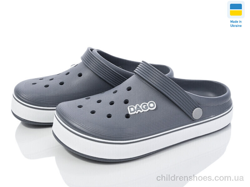 Кроксы Dago 419 сірий