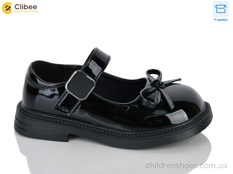Туфли DB800 black Clibee-Apawwa / p. 26-30 / 6пар