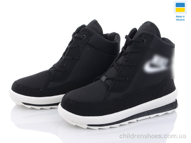 Ботинки N.ke 117N чор.б/п літери