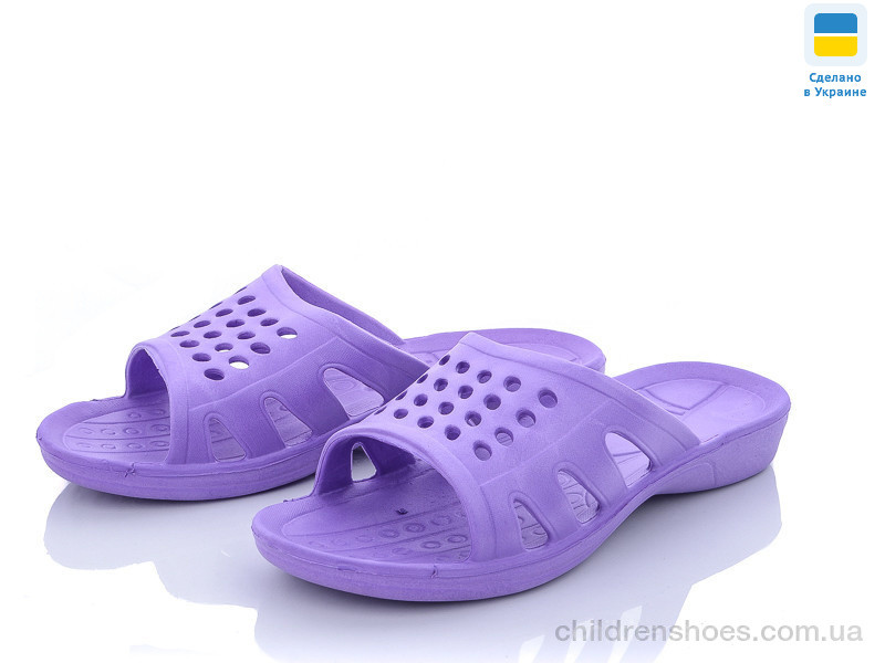 Шлепки женские No brand ТС Укр Ника фиолетовый