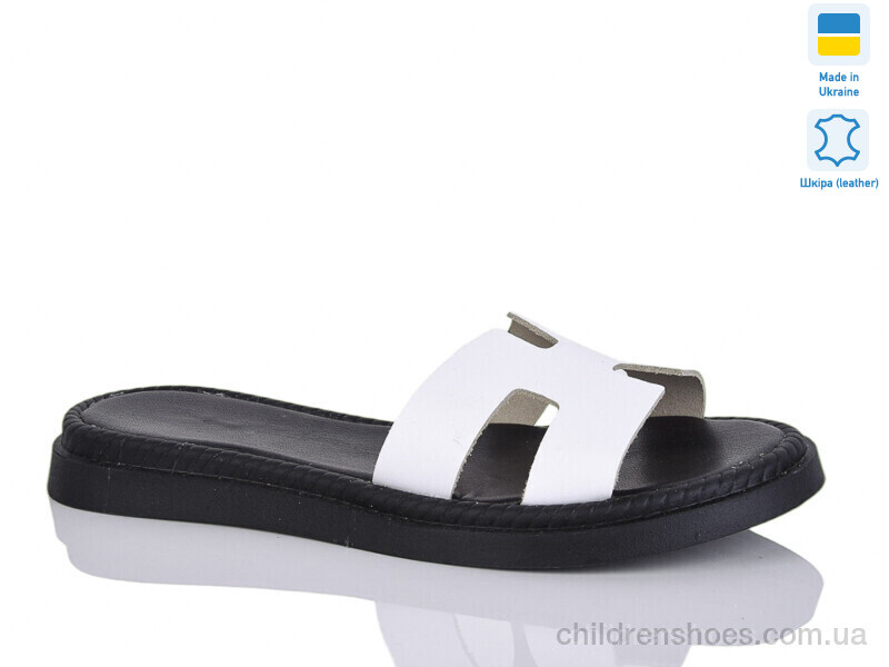 Шлепки женские No brand 501-1 білий к.
