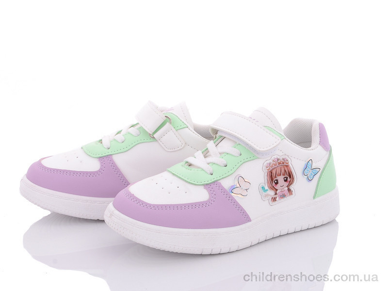 Кроссовки ASHIGULI 2393 пур.-зел.